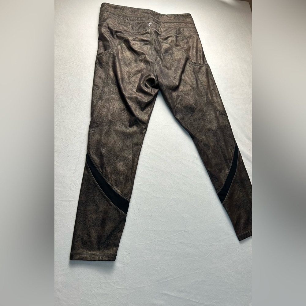 ZYIA Metallic Bronze leggings - Picture 7 of 8